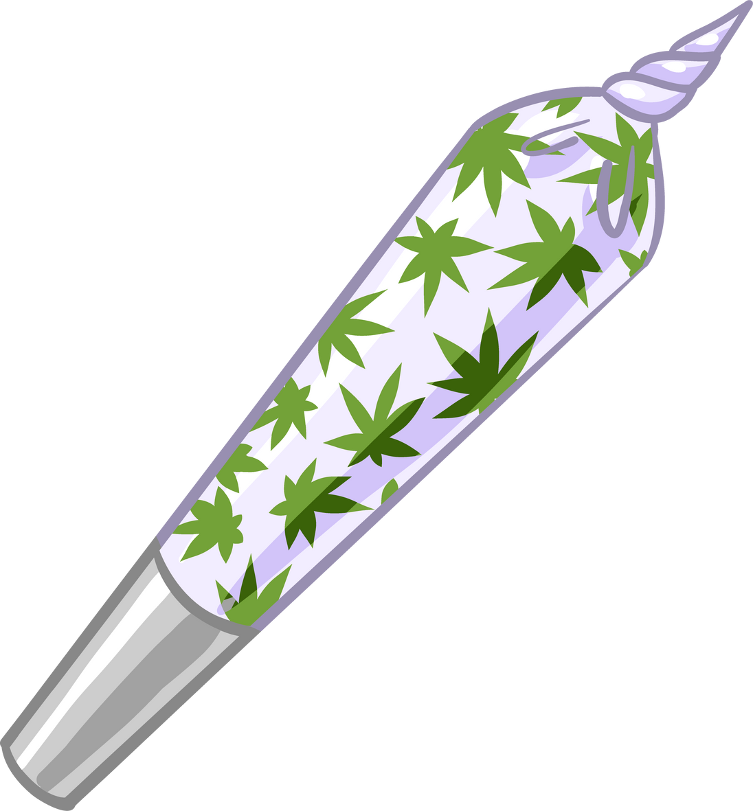 a jamb of cannabis. a marijuana cigarette.